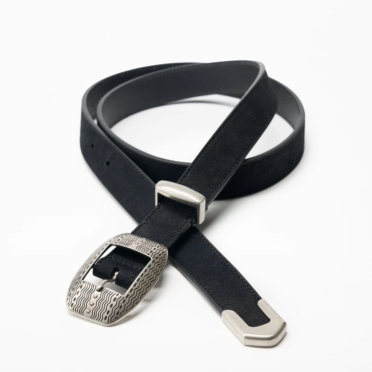 Karoo Leather Belt Black